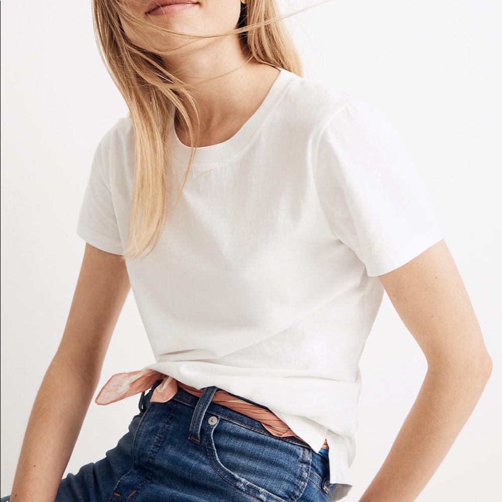 Madewell Northside vintage tee in white